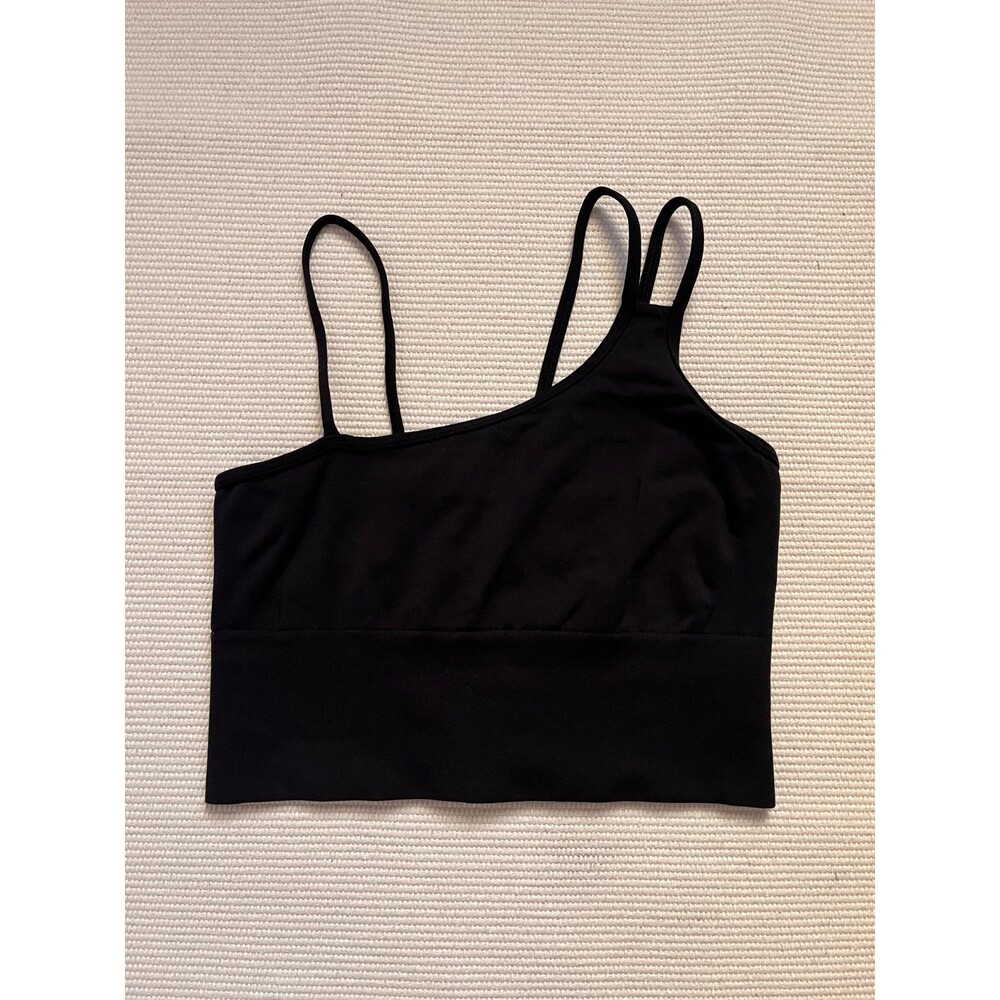 Alo Yoga Offset Bralette in Black Size SMALL